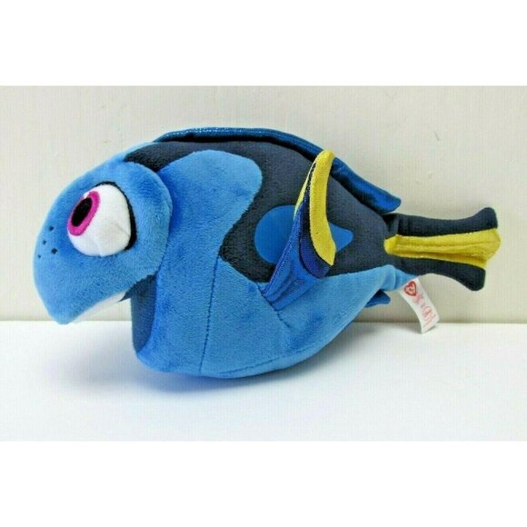 Ty Disney Dory Plush 9.5" Finding Nemo Pixar Fish Sparkle Stuffed Animal Toy - Picture 2 of 6